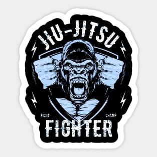 Jiu Jitsu Gorilla Sticker